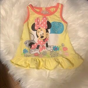 EUC 18 mos Disney Minnie Mouse shirt A1